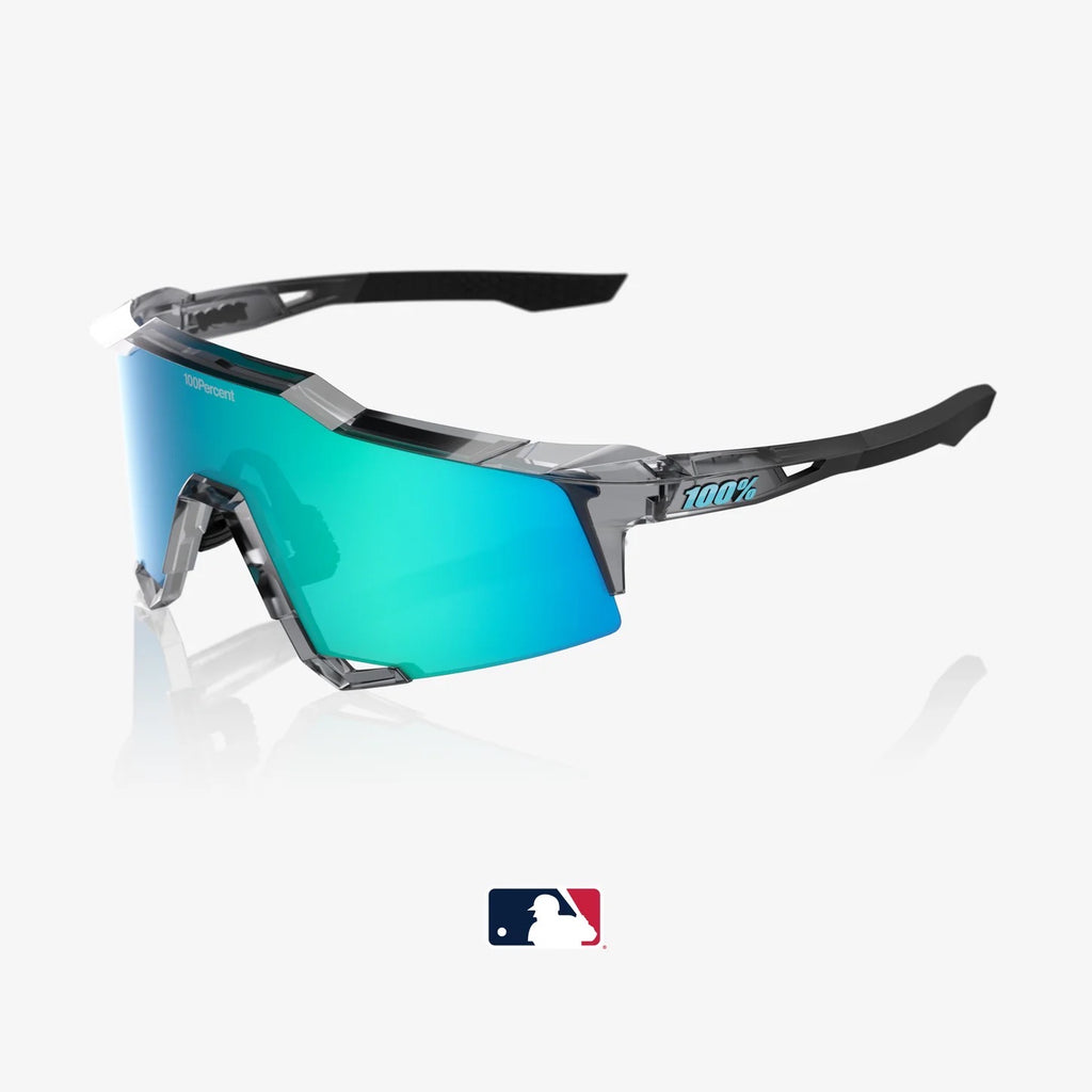 100% SPEEDCRAFT® MLB Authentic Polished Translucent Grey Blue Topaz Mirror Lens