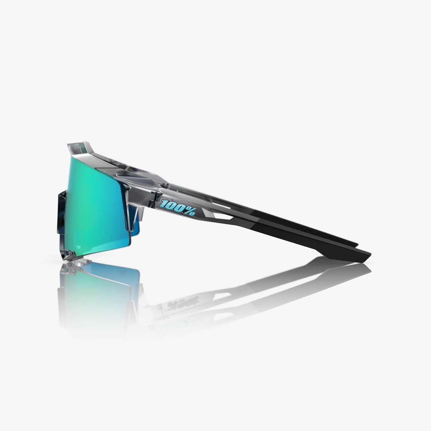 100% SPEEDCRAFT® MLB Authentic Polished Translucent Grey Blue Topaz Mirror Lens