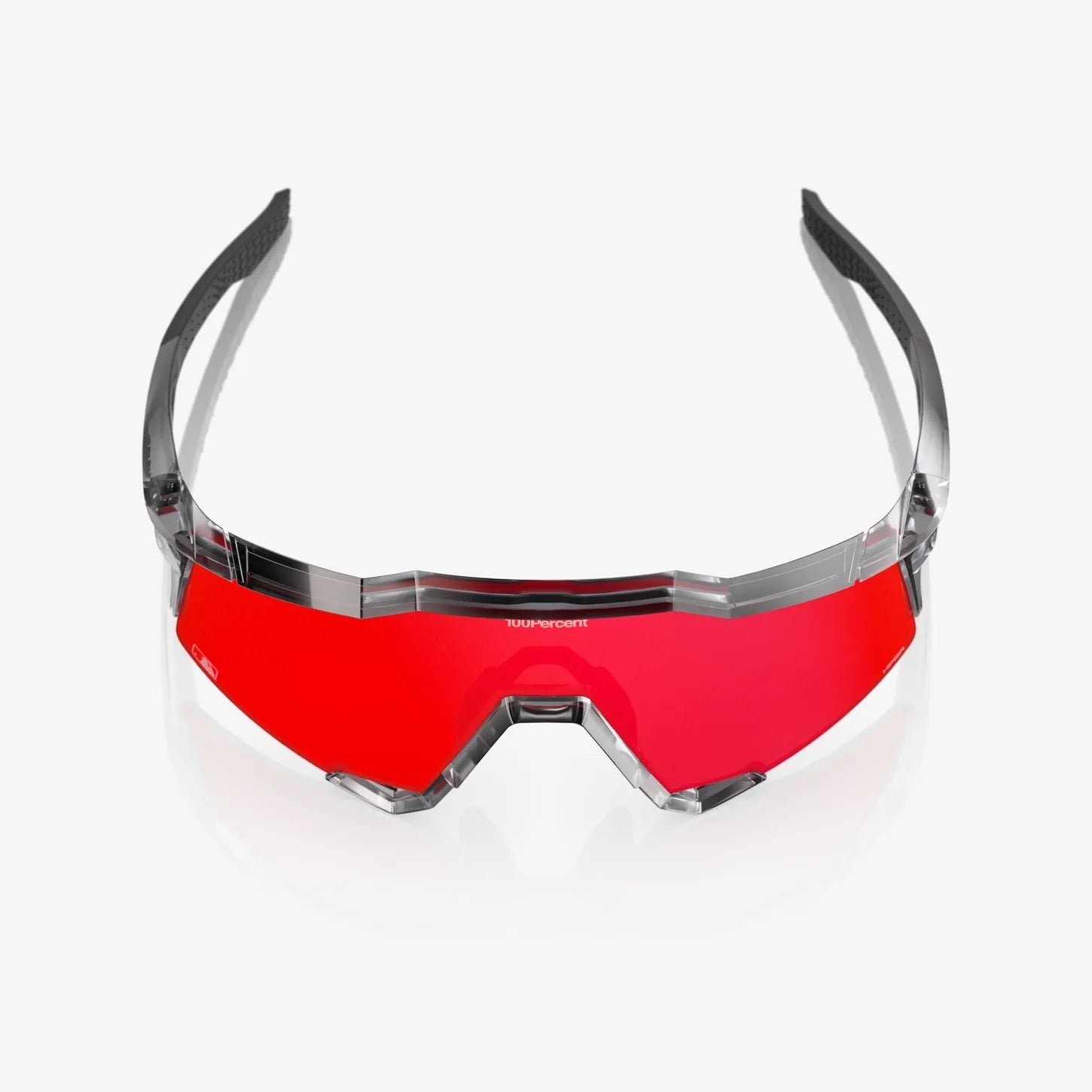 100% SPEEDCRAFT® MLB Authentic Polished Translucent Grey HiPER® Fire Red Mirror Lens