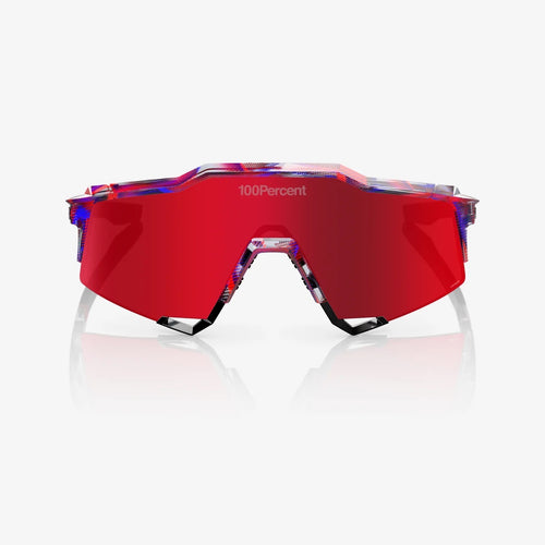 100% SPEEDCRAFT® FDJ Gloss Translucent Red/Blue HiPER® Fire Red Mirror Lens