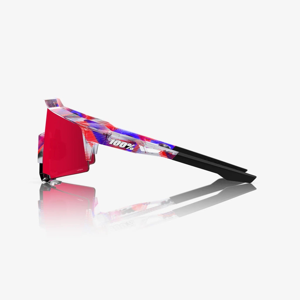 100% SPEEDCRAFT® FDJ Gloss Translucent Red/Blue HiPER® Fire Red Mirror Lens