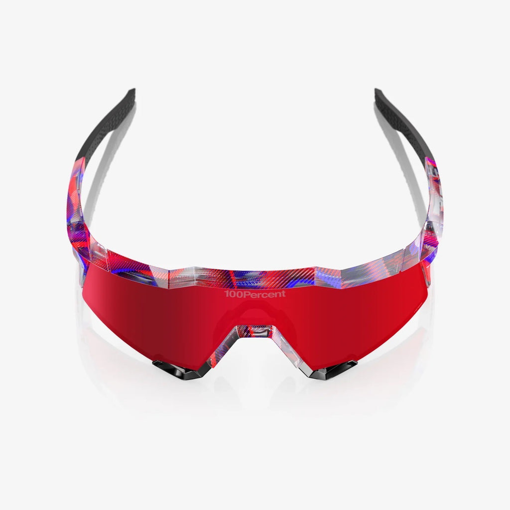 100% SPEEDCRAFT® FDJ Gloss Translucent Red/Blue HiPER® Fire Red Mirror Lens