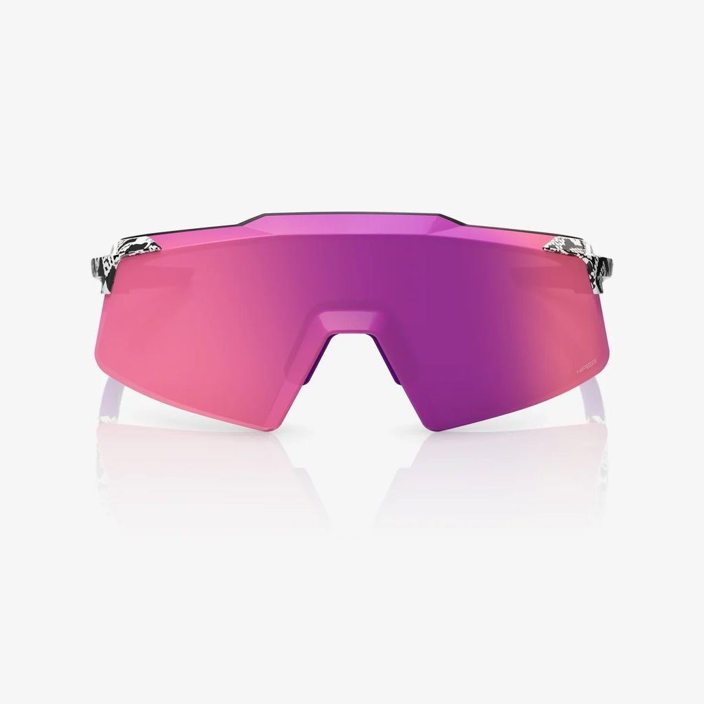 100% AEROCRAFT® Elly 3 White Venom Purple Mirror Lens