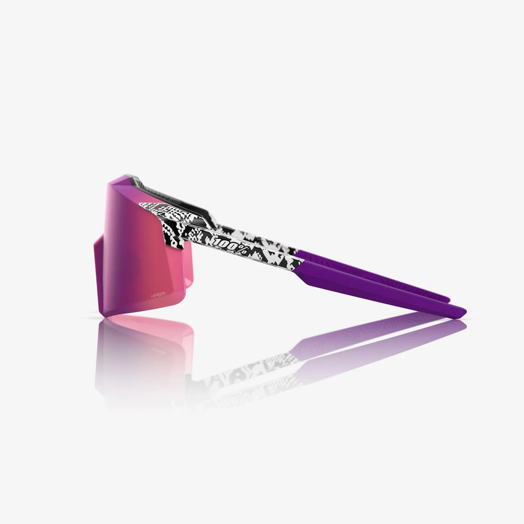 100% AEROCRAFT® Elly 3 White Venom Purple Mirror Lens