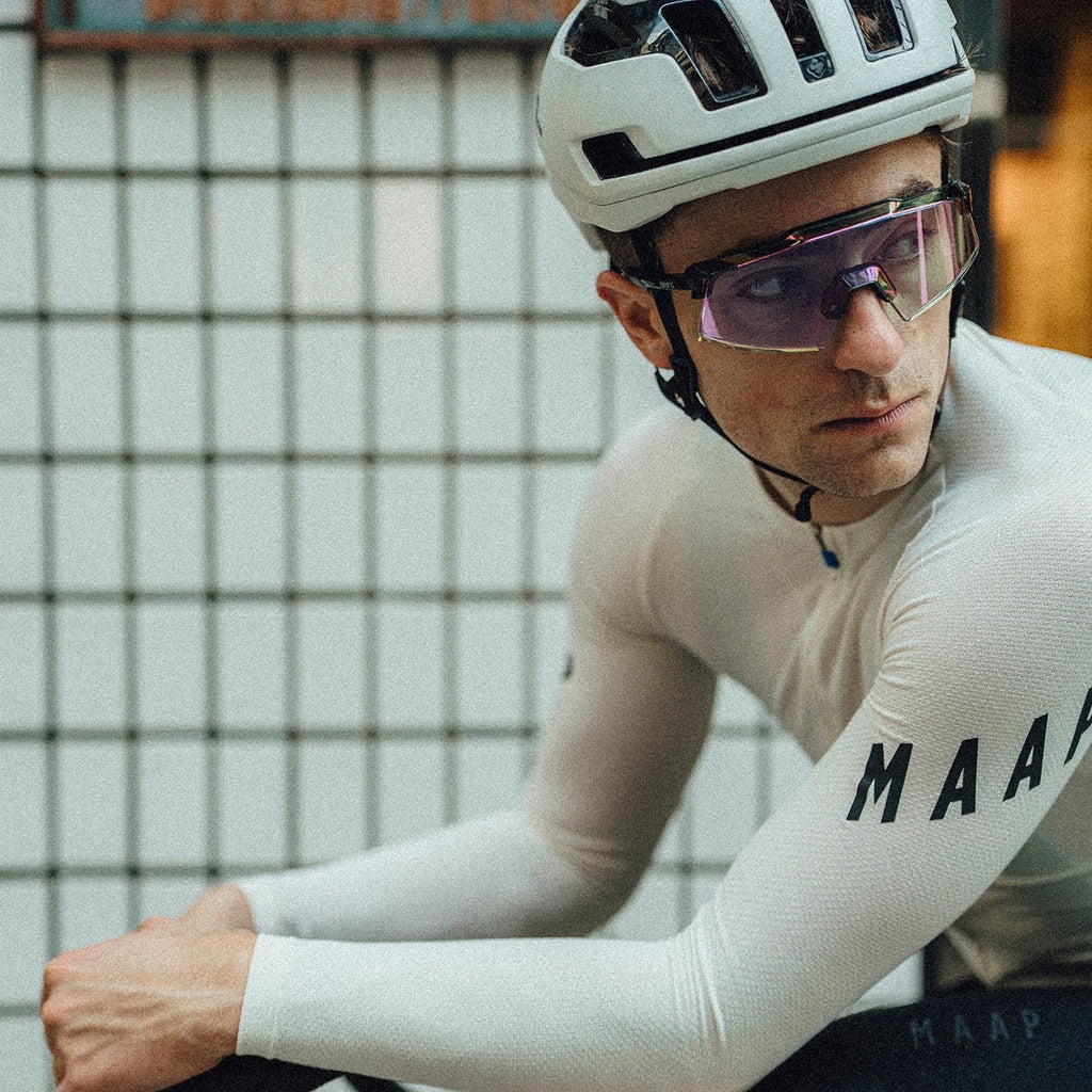 AEROCRAFT® Gloss Black Photochromic Purple Mirror Lens