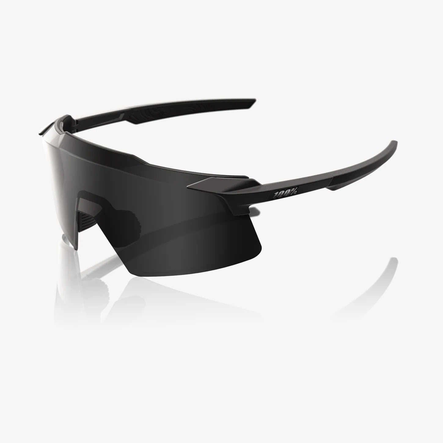 100% AEROCRAFT® Matte Black Black Mirror Lens