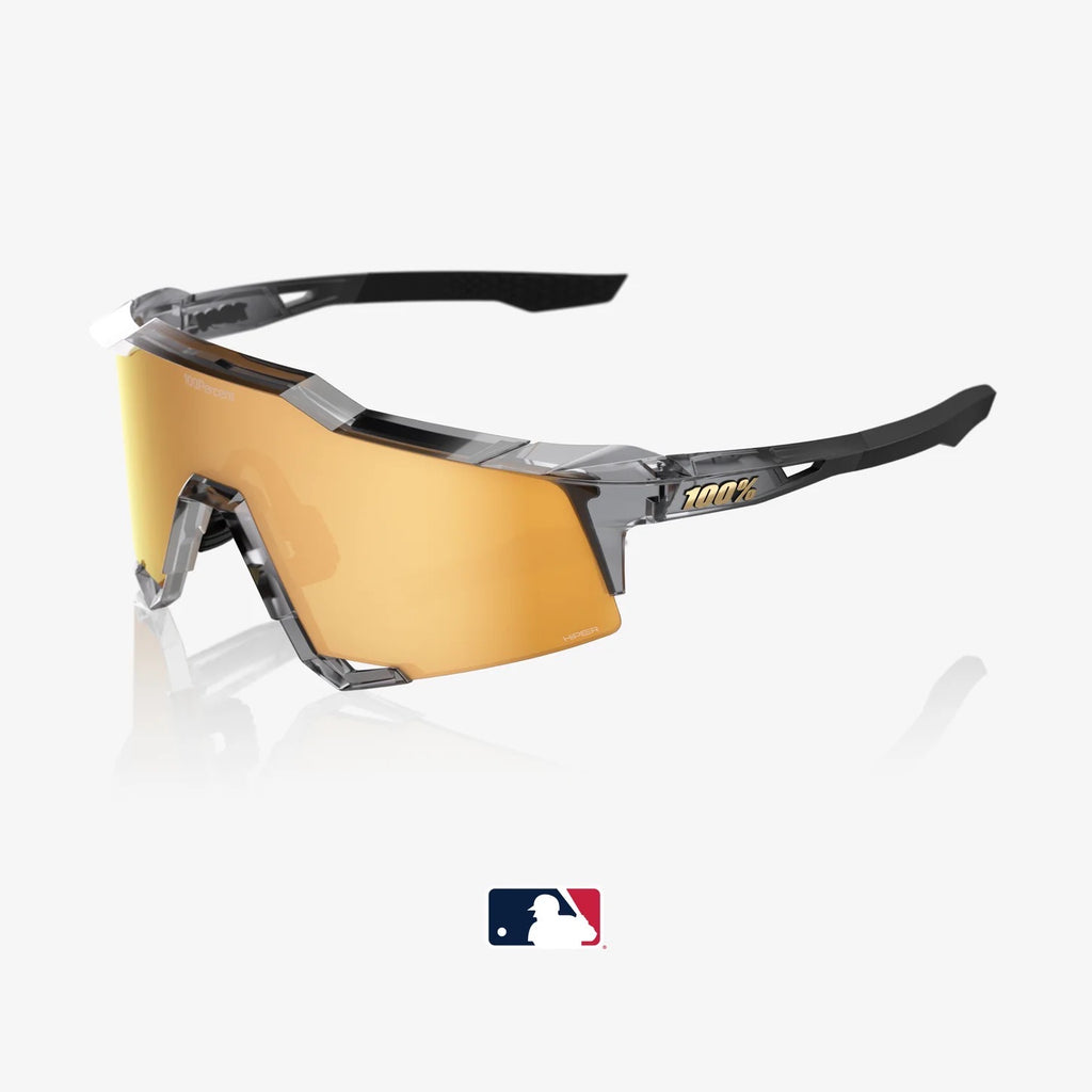 100% SPEEDCRAFT® MLB Authentic Polished Translucent Grey HiPER® 24K Gold Mirror Lens